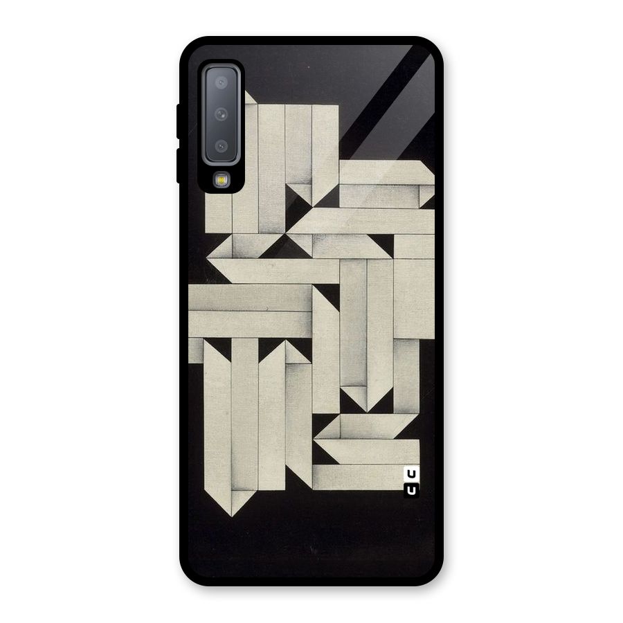 Ancient Rugged Glass Back Case for Galaxy A7 (2018)