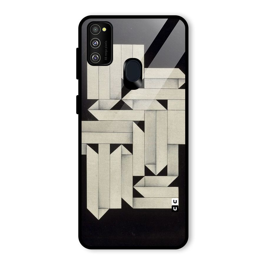 Ancient Rugged Glass Back Case for Galaxy M30s
