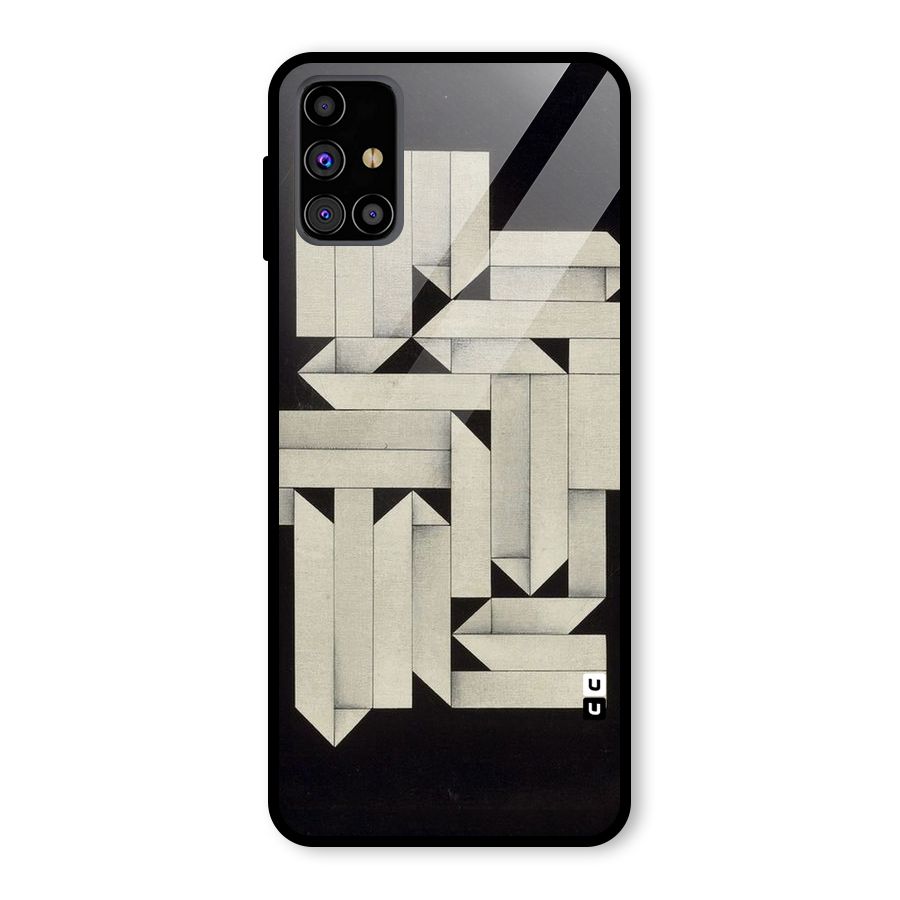 Ancient Rugged Glass Back Case for Galaxy M31s