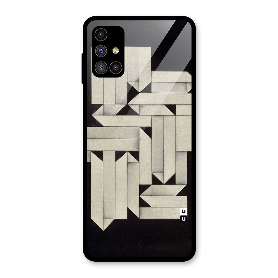 Ancient Rugged Glass Back Case for Galaxy M51