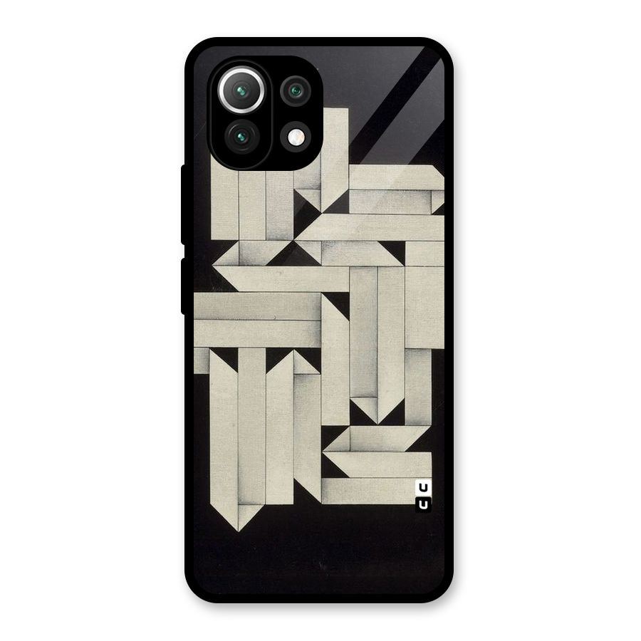 Ancient Rugged Glass Back Case for Mi 11 Lite NE 5G