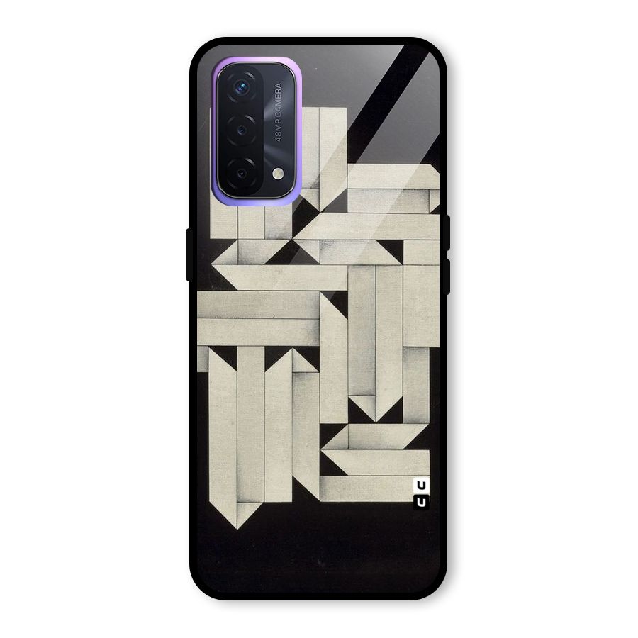 Ancient Rugged Glass Back Case for Oppo A74 5G