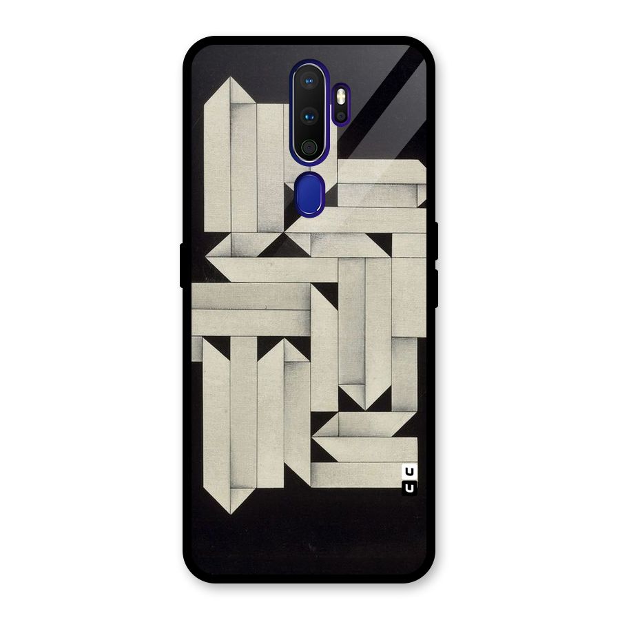 Ancient Rugged Glass Back Case for Oppo A9 (2020)