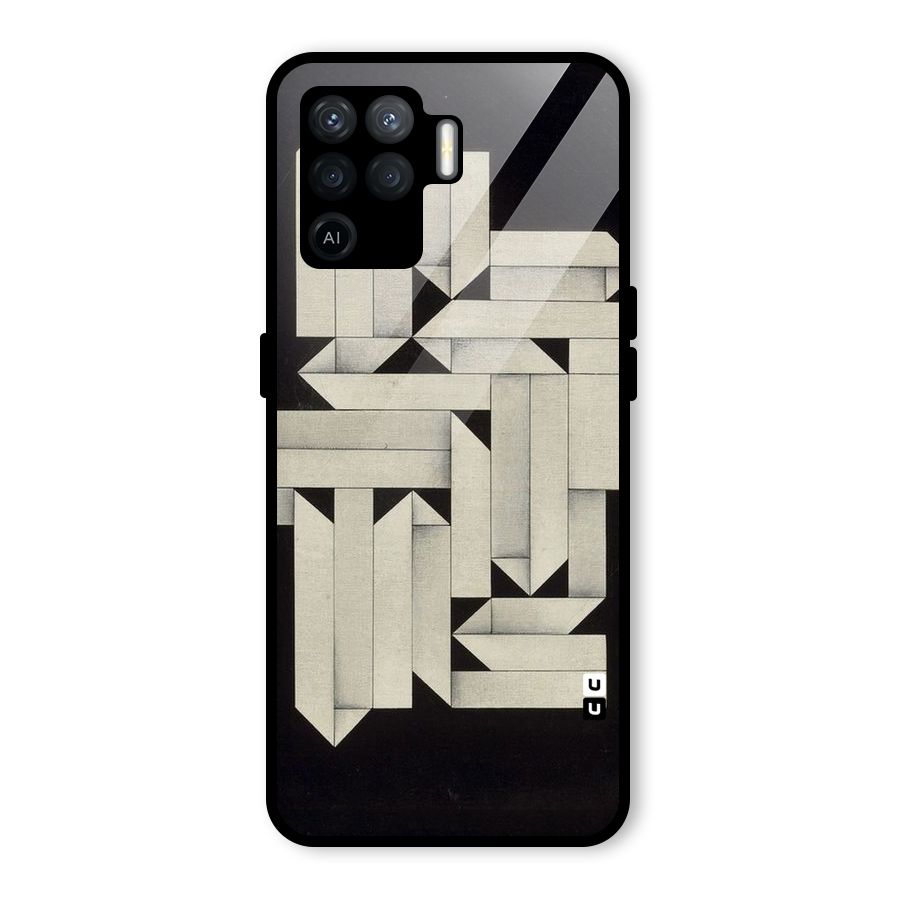 Ancient Rugged Glass Back Case for Oppo F19 Pro