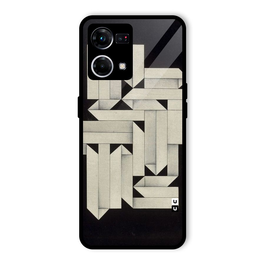 Ancient Rugged Glass Back Case for Oppo F21 Pro 5G