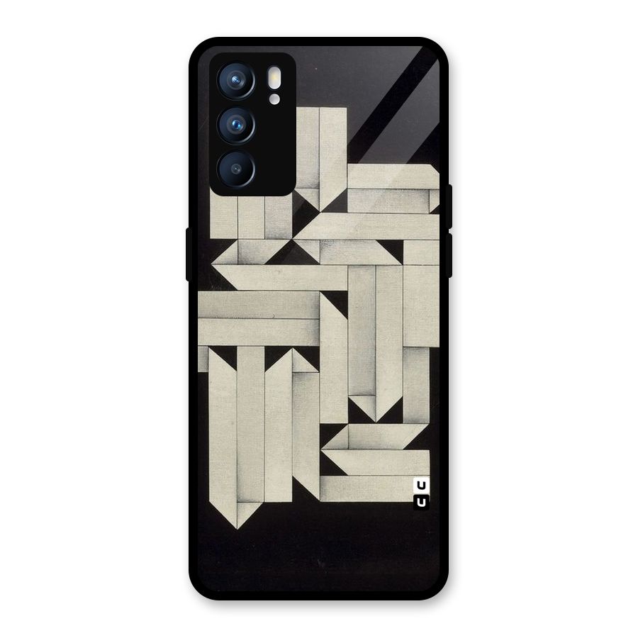 Ancient Rugged Glass Back Case for Oppo Reno6 5G