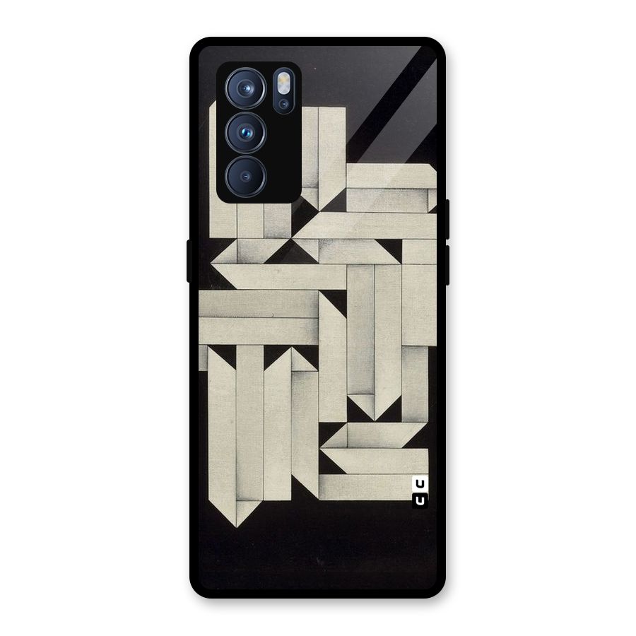 Ancient Rugged Glass Back Case for Oppo Reno6 Pro 5G