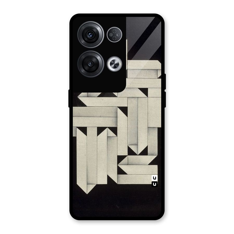Ancient Rugged Glass Back Case for Oppo Reno8 Pro 5G