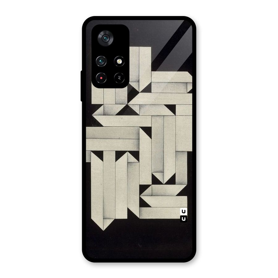 Ancient Rugged Glass Back Case for Poco M4 Pro 5G