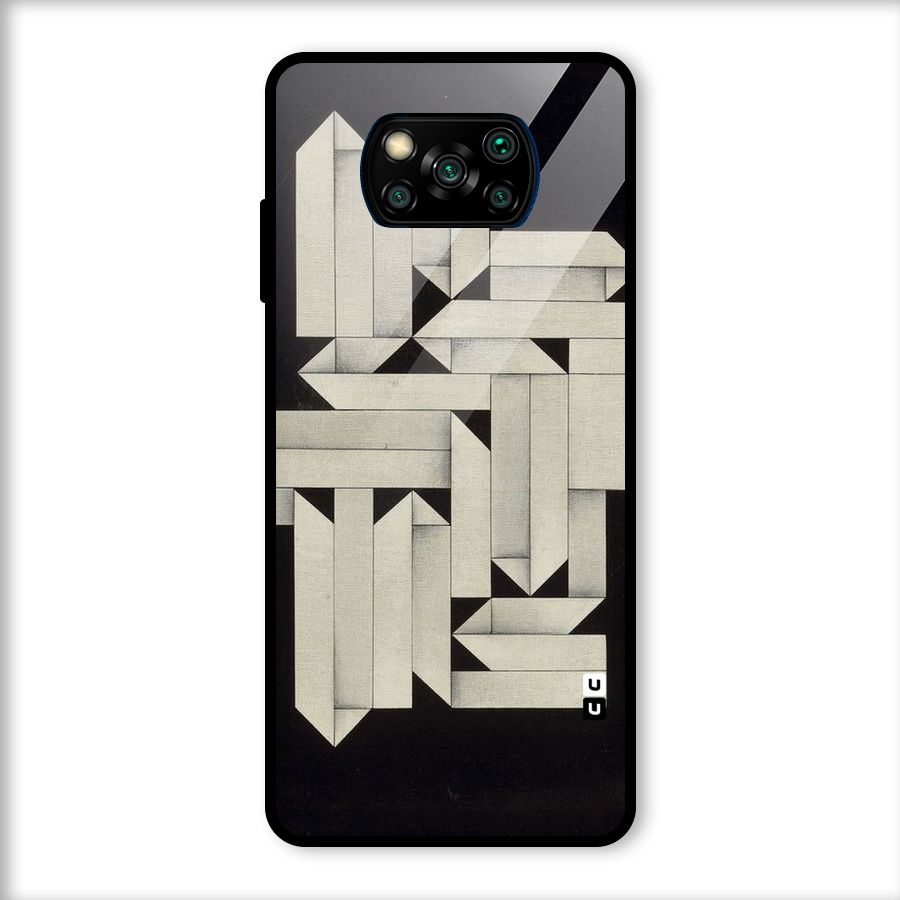 Ancient Rugged Glass Back Case for Poco X3