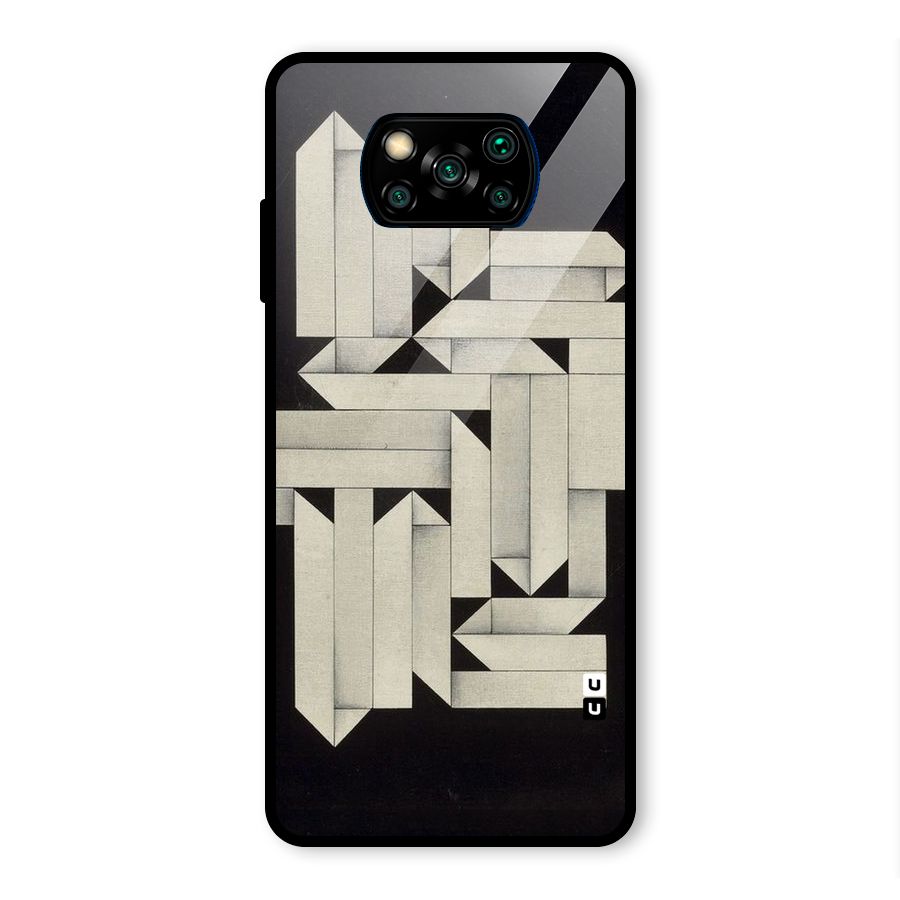 Ancient Rugged Glass Back Case for Poco X3 Pro