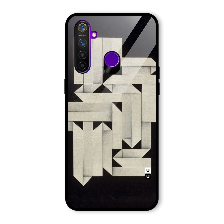Ancient Rugged Glass Back Case for Realme 5 Pro