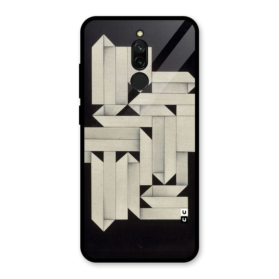 Ancient Rugged Glass Back Case for Redmi 8