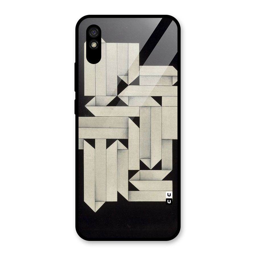 Ancient Rugged Glass Back Case for Redmi 9A