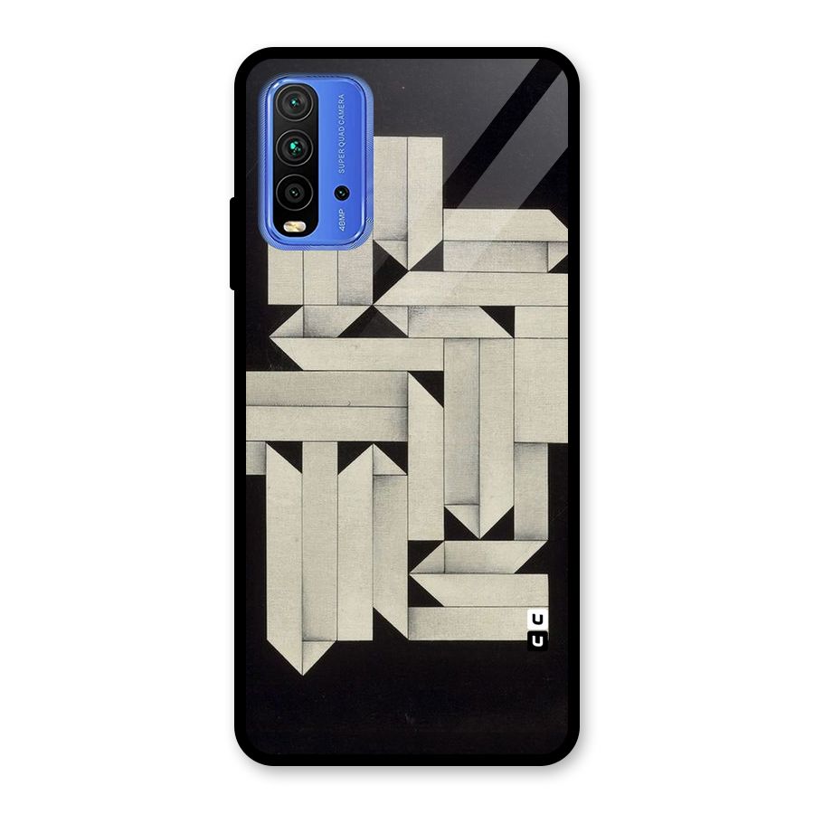 Ancient Rugged Glass Back Case for Redmi 9 Power