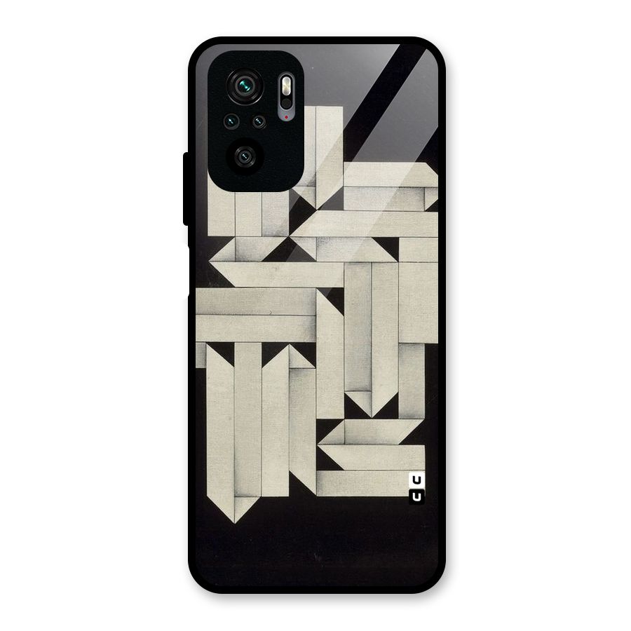 Ancient Rugged Glass Back Case for Redmi Note 10S