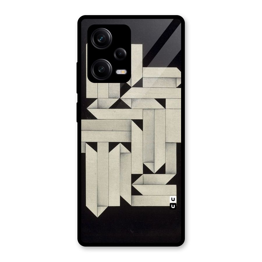 Ancient Rugged Glass Back Case for Redmi Note 12 Pro