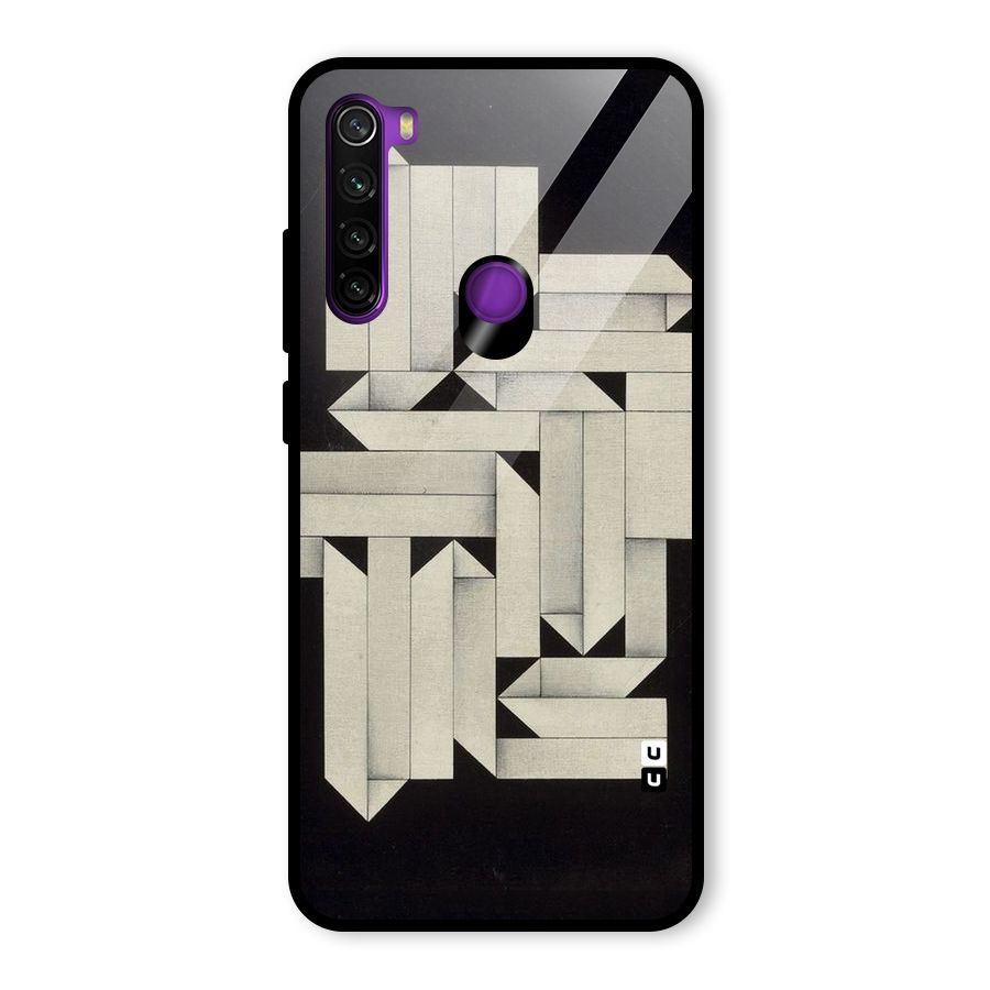 Ancient Rugged Glass Back Case for Redmi Note 8