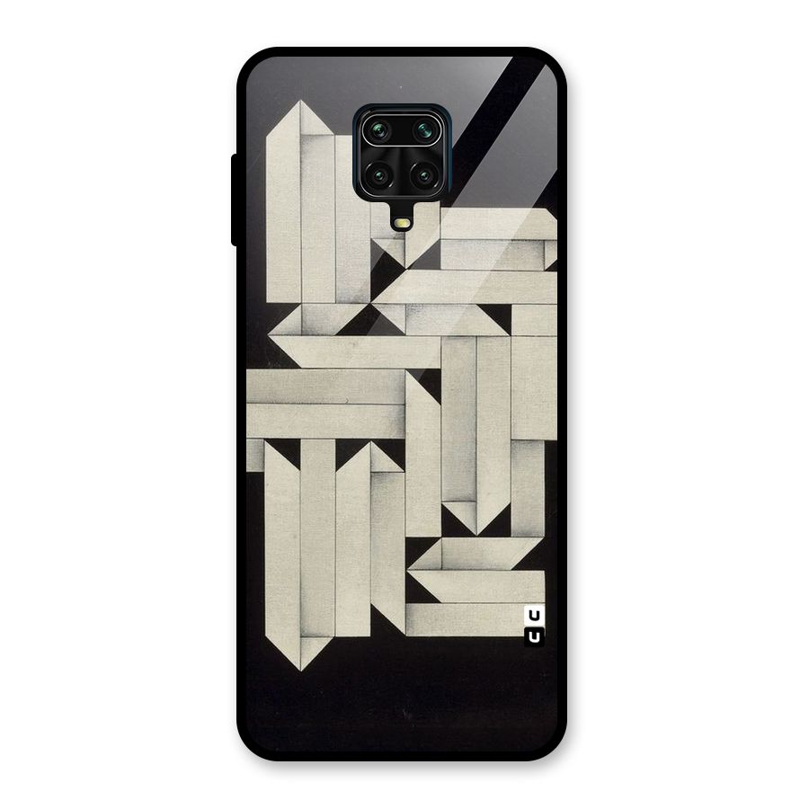 Ancient Rugged Glass Back Case for Redmi Note 9 Pro