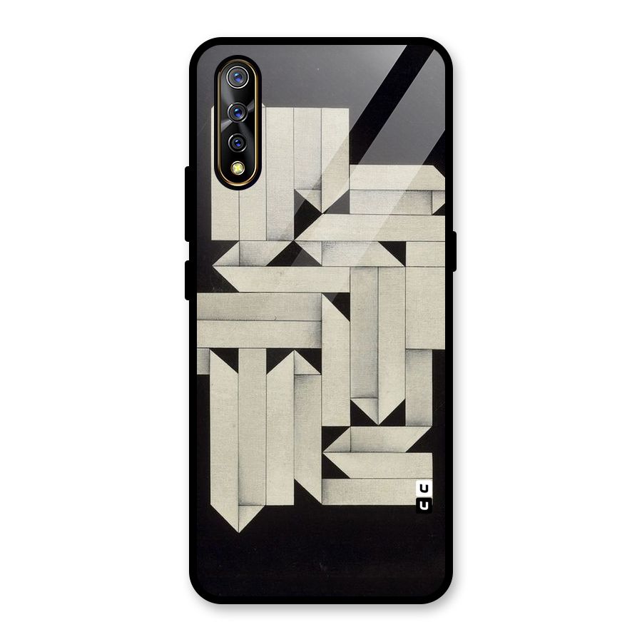 Ancient Rugged Glass Back Case for Vivo S1