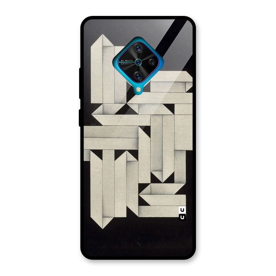 Ancient Rugged Glass Back Case for Vivo S1 Pro