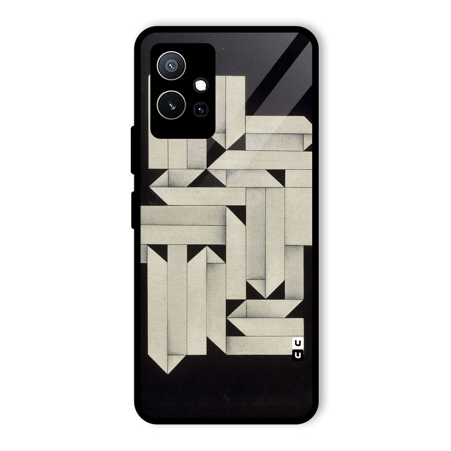 Ancient Rugged Glass Back Case for Vivo T1 5G