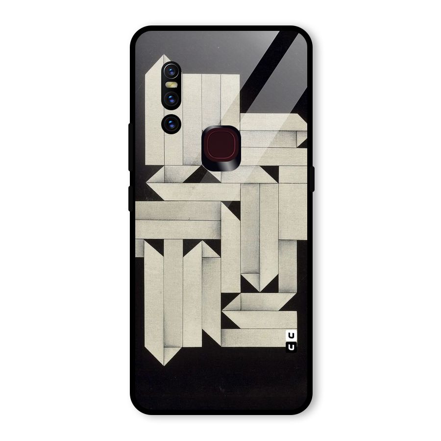 Ancient Rugged Glass Back Case for Vivo V15