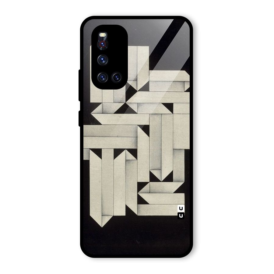 Ancient Rugged Glass Back Case for Vivo V19