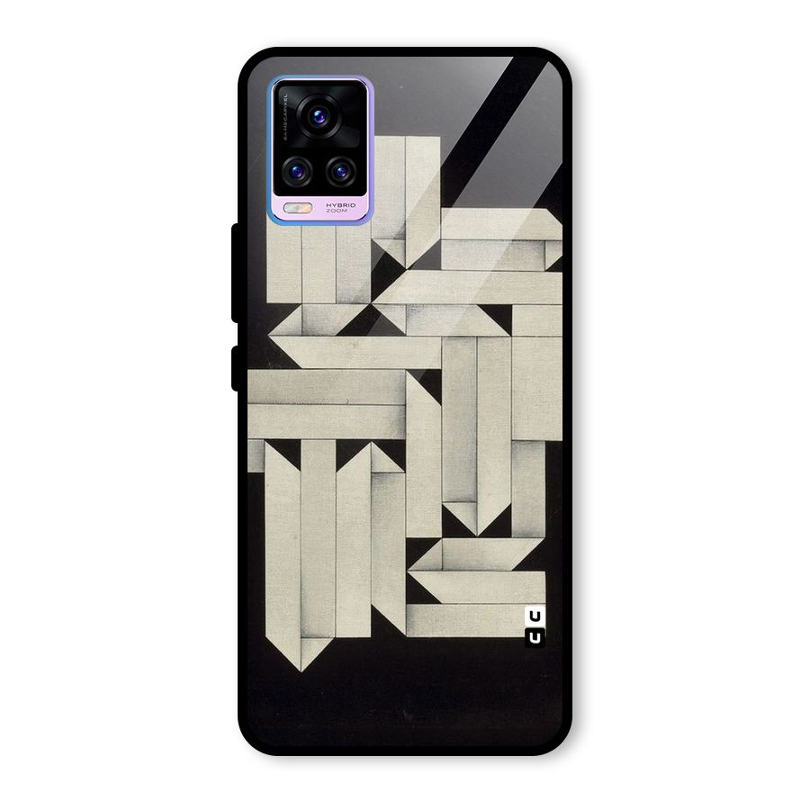 Ancient Rugged Glass Back Case for Vivo V20 Pro