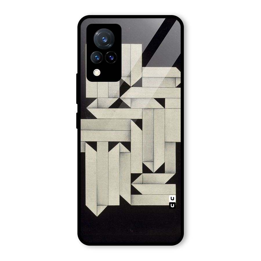 Ancient Rugged Glass Back Case for Vivo V21 5G