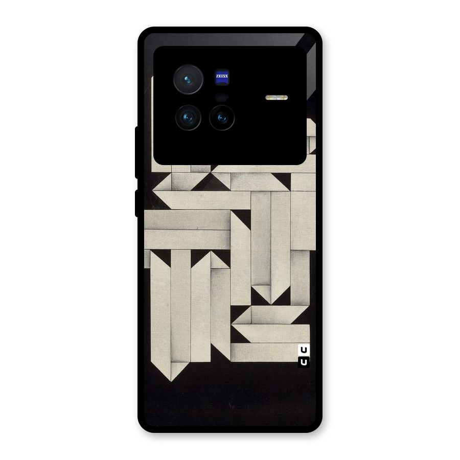 Ancient Rugged Glass Back Case for Vivo X80