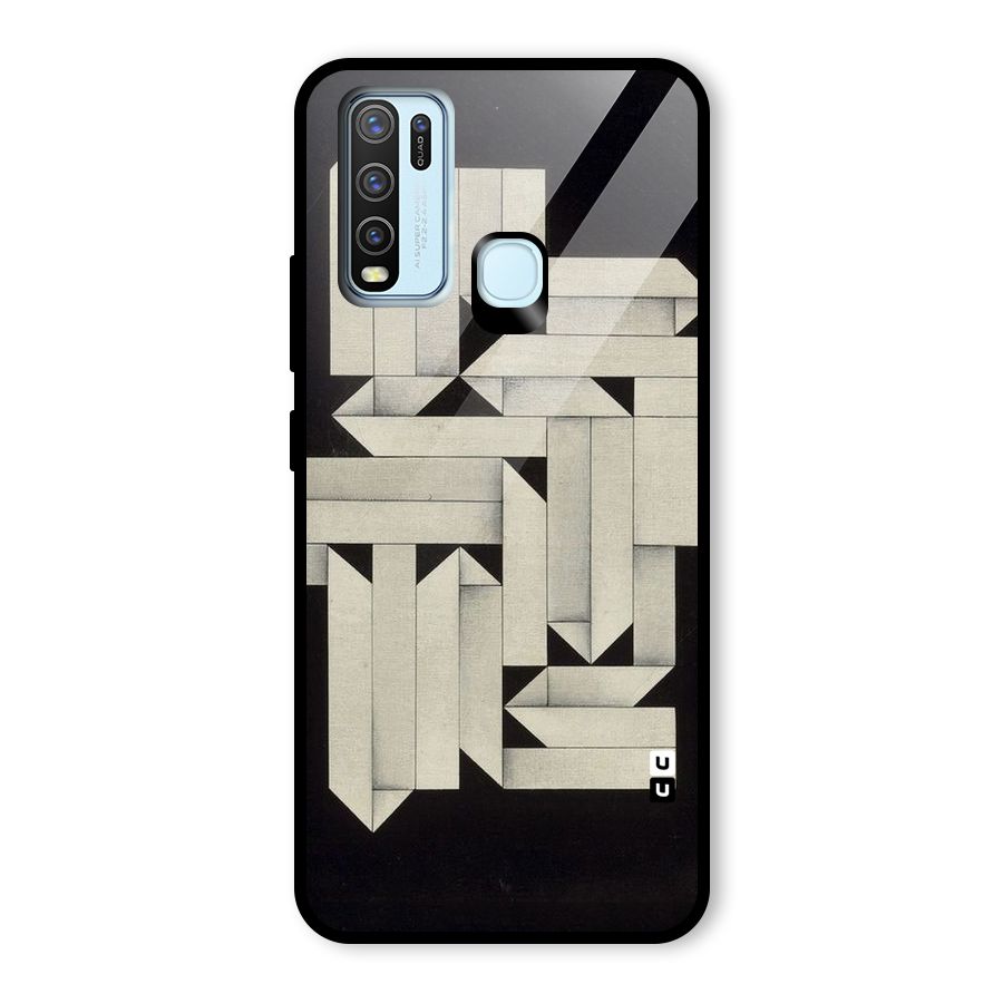 Ancient Rugged Glass Back Case for Vivo Y30