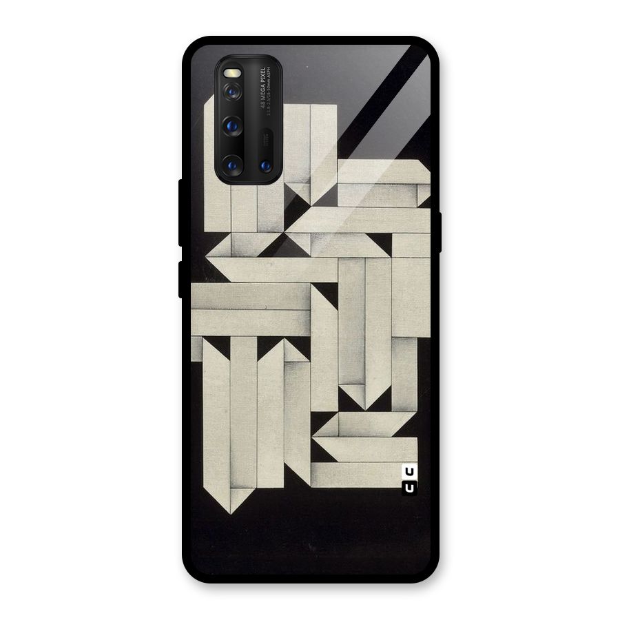 Ancient Rugged Glass Back Case for Vivo iQOO 3