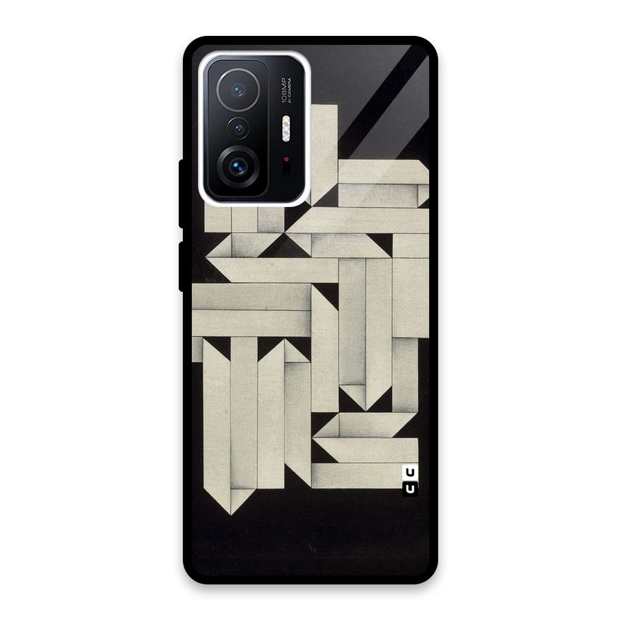 Ancient Rugged Glass Back Case for Xiaomi 11T Pro