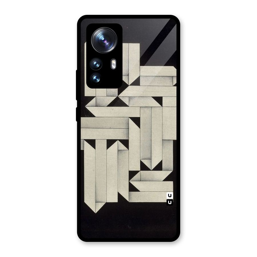 Ancient Rugged Glass Back Case for Xiaomi 12 Pro