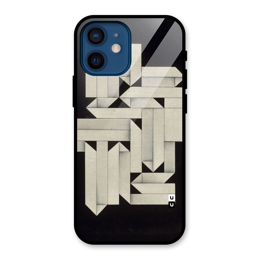 Ancient Rugged Glass Back Case for iPhone 12 Mini