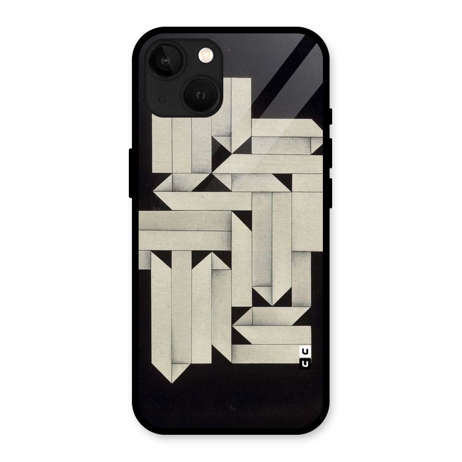 Ancient Rugged Glass Back Case for iPhone 13