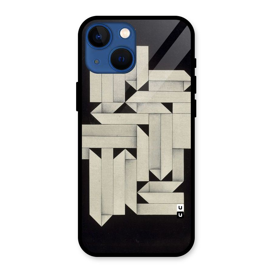 Ancient Rugged Glass Back Case for iPhone 13 Mini