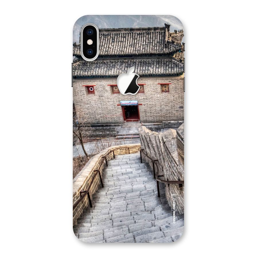 Ancient Strairs Back Case for iPhone XS Max Apple Cut