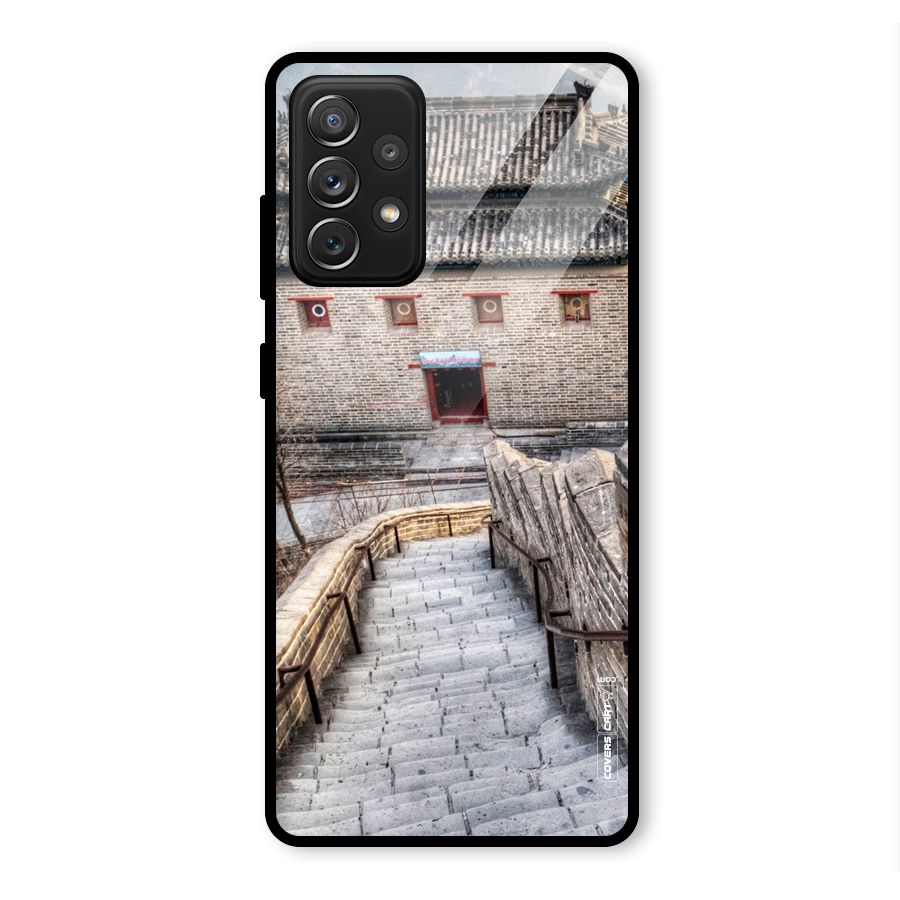 Ancient Strairs Glass Back Case for Galaxy A72