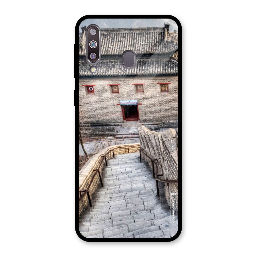 Ancient Strairs Glass Back Case for Galaxy M30