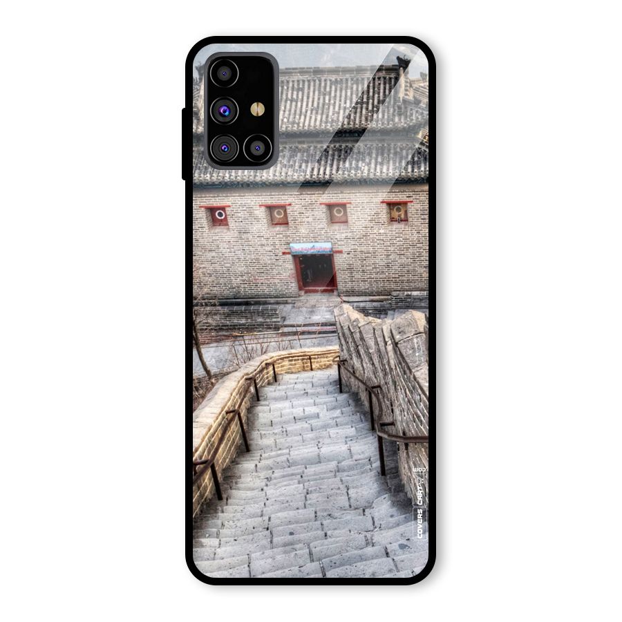 Ancient Strairs Glass Back Case for Galaxy M31s