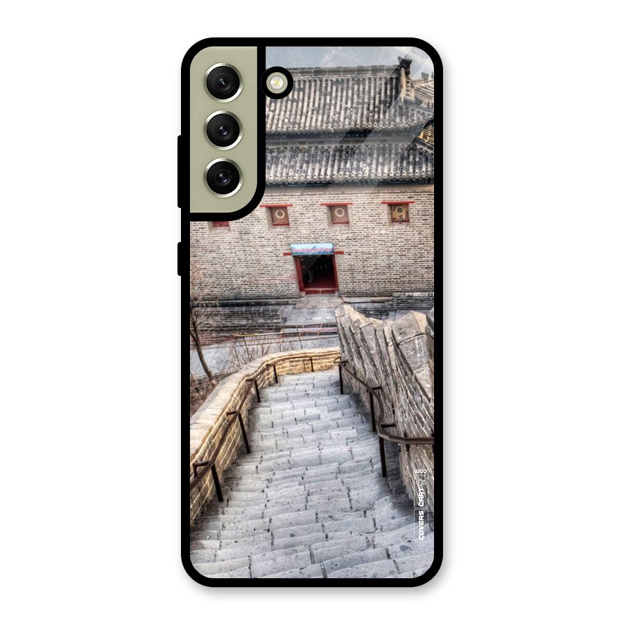 Ancient Strairs Glass Back Case for Galaxy S21 FE 5G