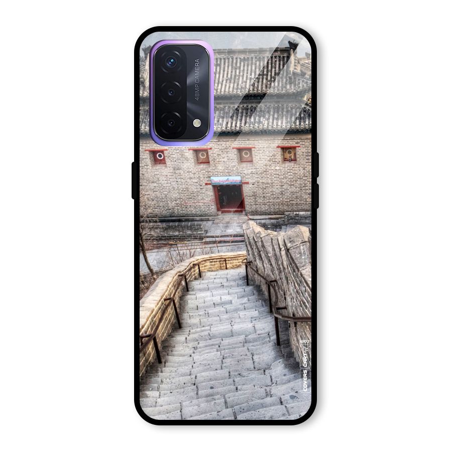 Ancient Strairs Glass Back Case for Oppo A74 5G