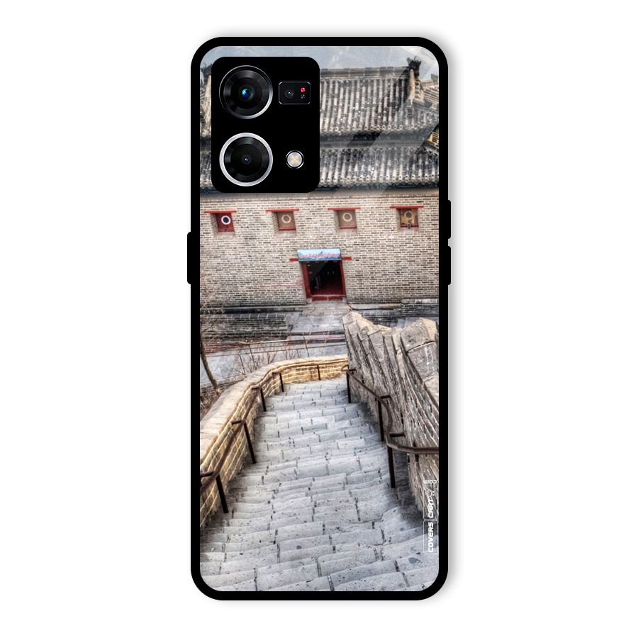 Ancient Strairs Glass Back Case for Oppo F21 Pro 4G