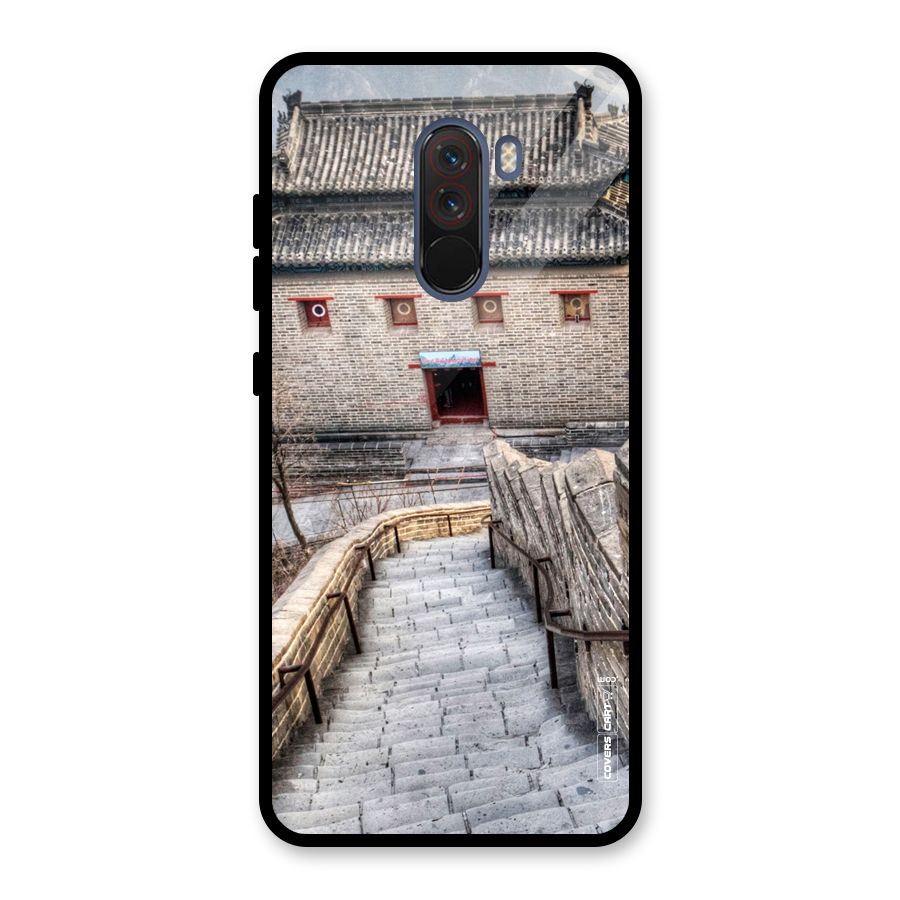 Ancient Strairs Glass Back Case for Poco F1