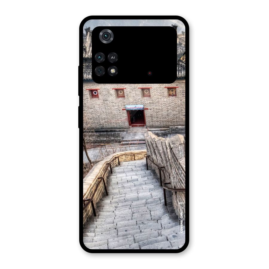 Ancient Strairs Glass Back Case for Poco M4 Pro 4G
