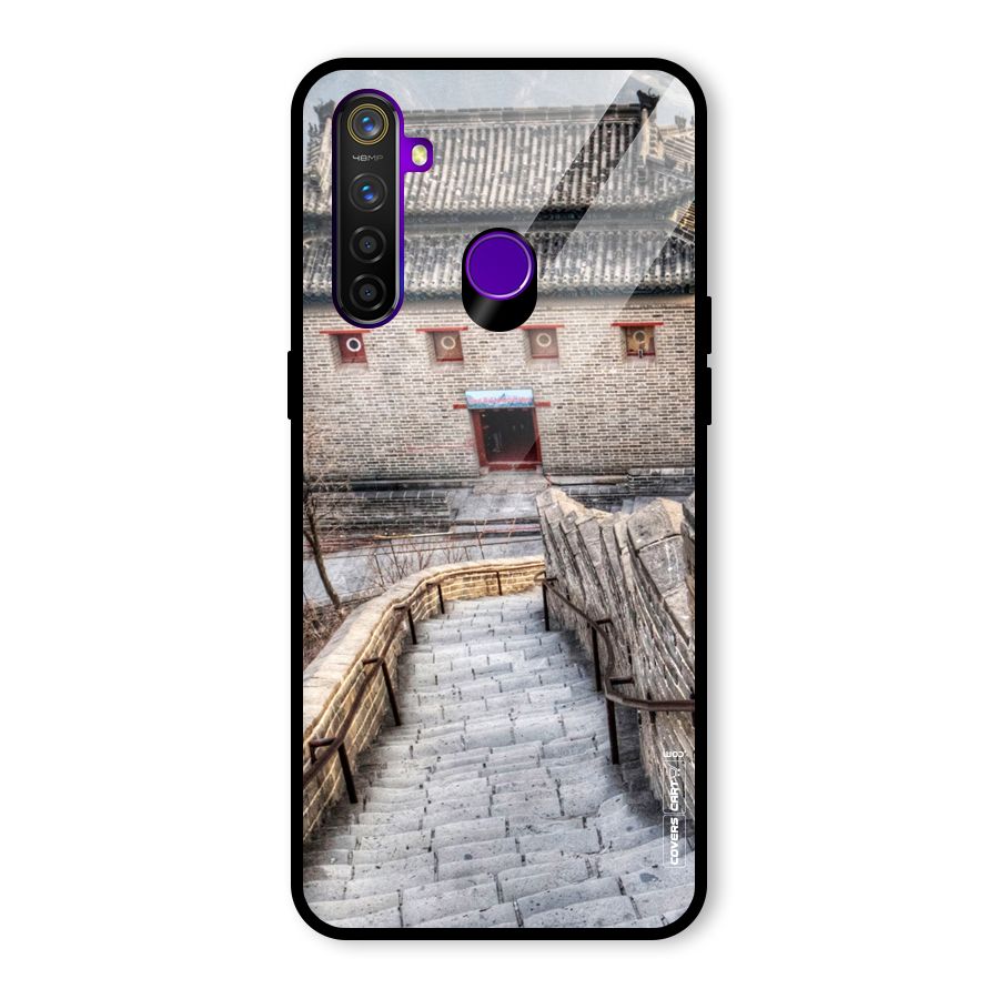 Ancient Strairs Glass Back Case for Realme 5 Pro