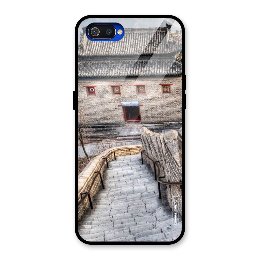 Ancient Strairs Glass Back Case for Realme C2