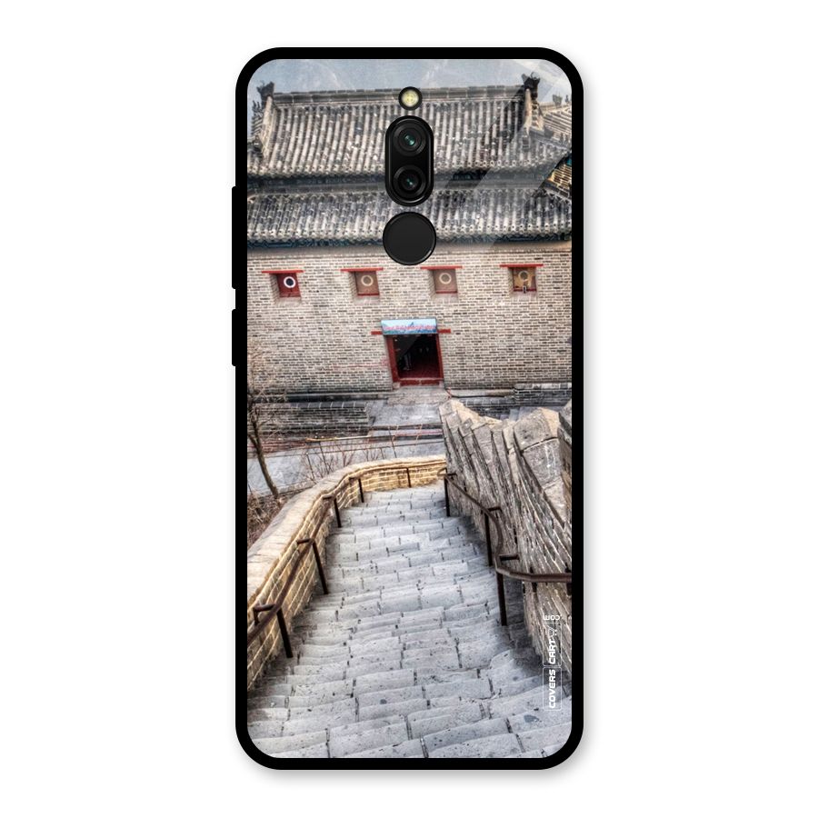 Ancient Strairs Glass Back Case for Redmi 8